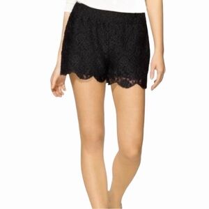Free People Intimately Lace Shorts - Black - XS - Whimsigoth